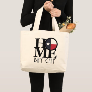 Grand Tote Bag Accueil Bay City Texas