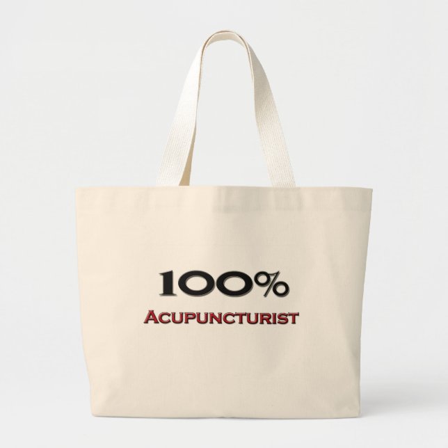 Grand Tote Bag Acupuncteur de 100 pour cent (Devant)