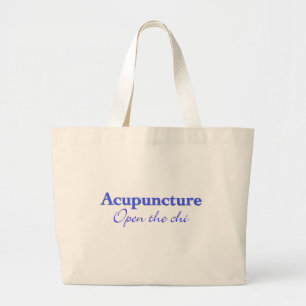 Grand Tote Bag Acupuncture - Ouvrir le chi
