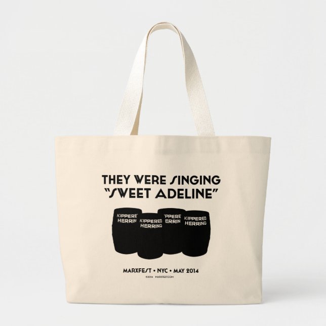 Grand Tote Bag "Adeline douce" Fourre-tout enorme (Devant)