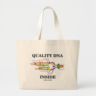 Grand Tote Bag ADN de qualité à l'intérieur (réplication de l'ADN
