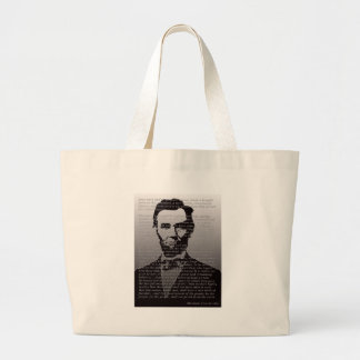 Grand Tote Bag Adresse d'Abe Lincoln Gettysburg