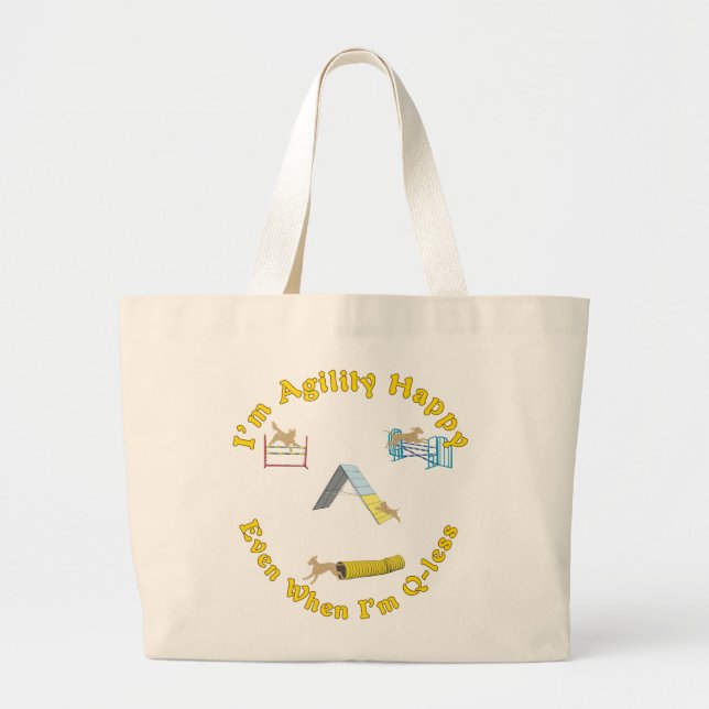 Grand Tote Bag Agilité heureuse (Devant)