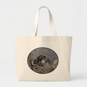Grand Tote Bag Aigle avec son bébé