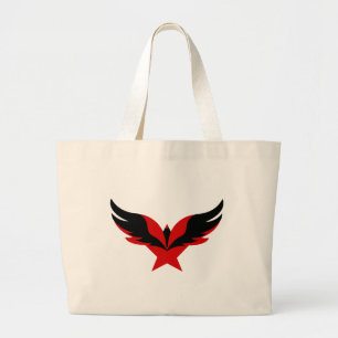 Grand Tote Bag Aigle étoile oiseau pour la réussite et la liberté