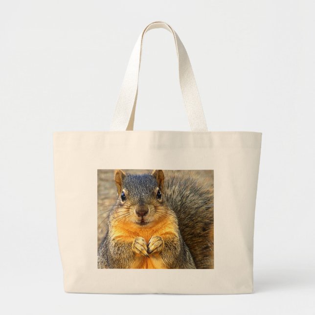 Grand Tote Bag Aimer l'écureuil_ (Devant)
