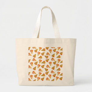 Grand Tote Bag Aimer Pizza Jeu d'oreiller