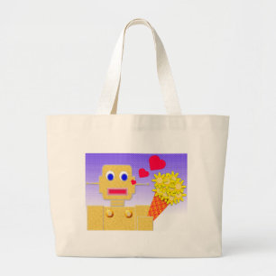 Grand Tote Bag Aimez-moi, je suis un garçon