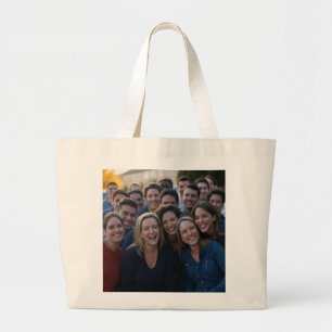 Grand Tote Bag Ajouter Réunion de lycée Personnaliser