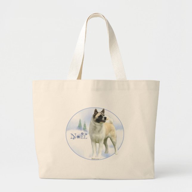 Grand Tote Bag Akita Noel (Devant)