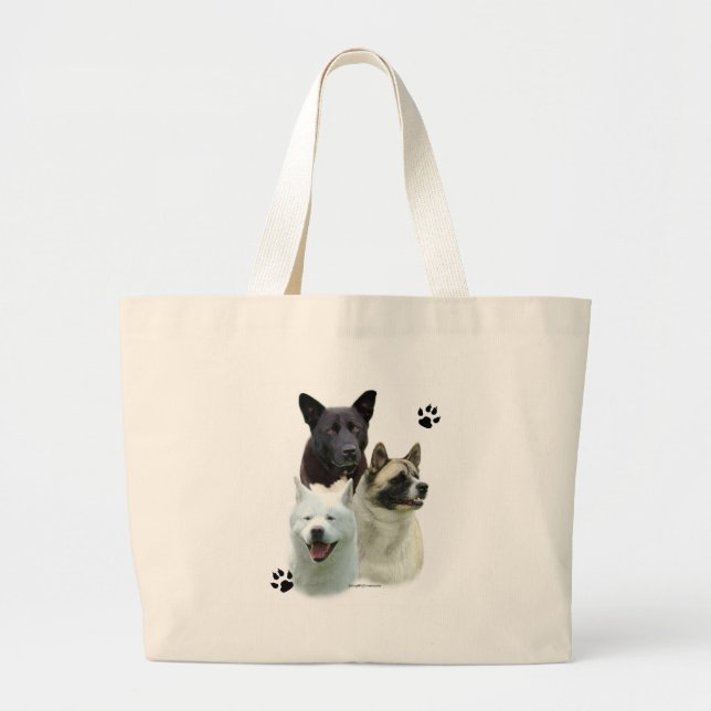 Grand Tote Bag Akita Trio (Devant)