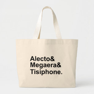 Grand Tote Bag Alecto Megaera Tisiphone   Furies grecques de la m