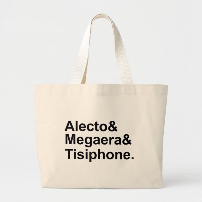 Grand Tote Bag Alecto Megaera Tisiphone | Furies grecques de la m (Devant)