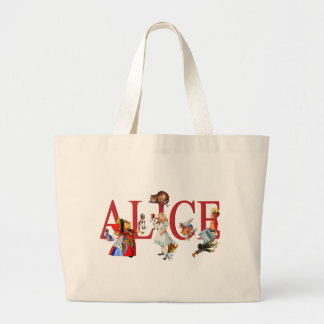 GRAND TOTE BAG ALICE AU PAYS DES MERVEILLES ET AMIS
