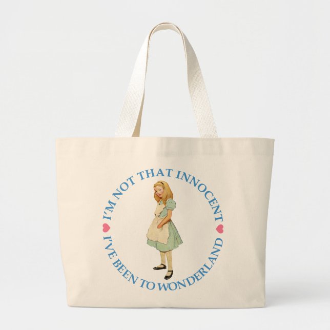 GRAND TOTE BAG ALICE N'EST PAS SI INNOCENT (Devant)