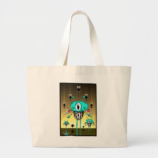Grand Tote Bag Alien 2012 d'équipe (Devant)
