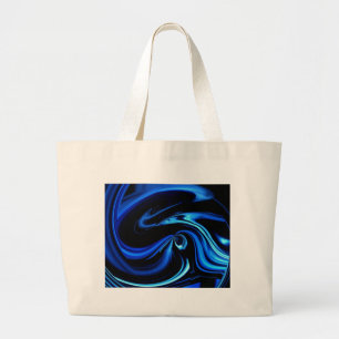 Grand Tote Bag Alimentation Abstraite La Baleine Bleue