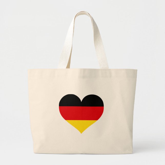 Grand Tote Bag Allemagne Amour (Devant)