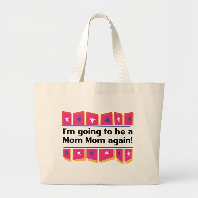 Grand Tote Bag Aller être un MomMom encore ! (Devant)