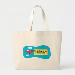 Grand Tote Bag Aller être une grand-maman !