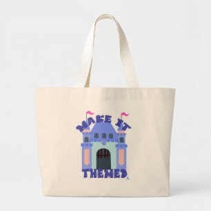 Grand Tote Bag Allez Créer Un Parc De Châteaux Thématiques Amusan