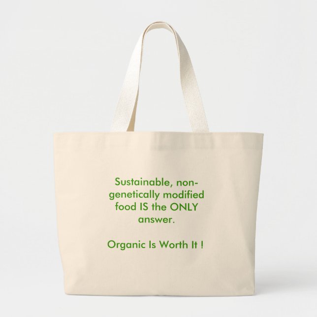 Grand Tote Bag Allez organique (Devant)