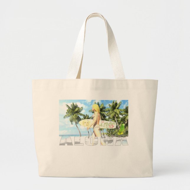 Grand Tote Bag Aloha 01 (Devant)