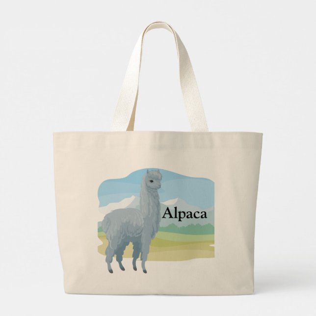 Grand Tote Bag Alpaga (Dos)