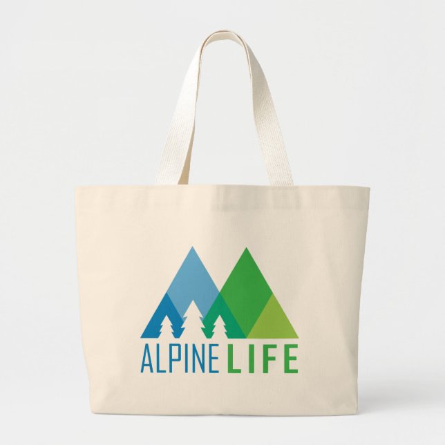 Grand Tote Bag Alpine Life (Devant)