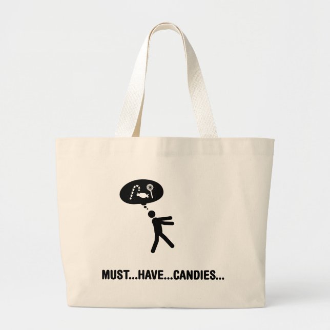 Grand Tote Bag Amant de sucreries (Devant)