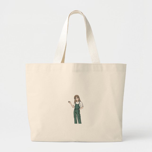 Grand Tote Bag Amateur de chats (Devant)