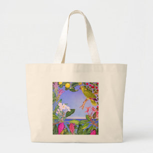 Grand Tote Bag Amazone Jaune-faite une sieste