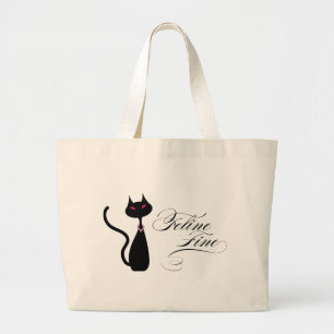 Grand Tote Bag Amende féline