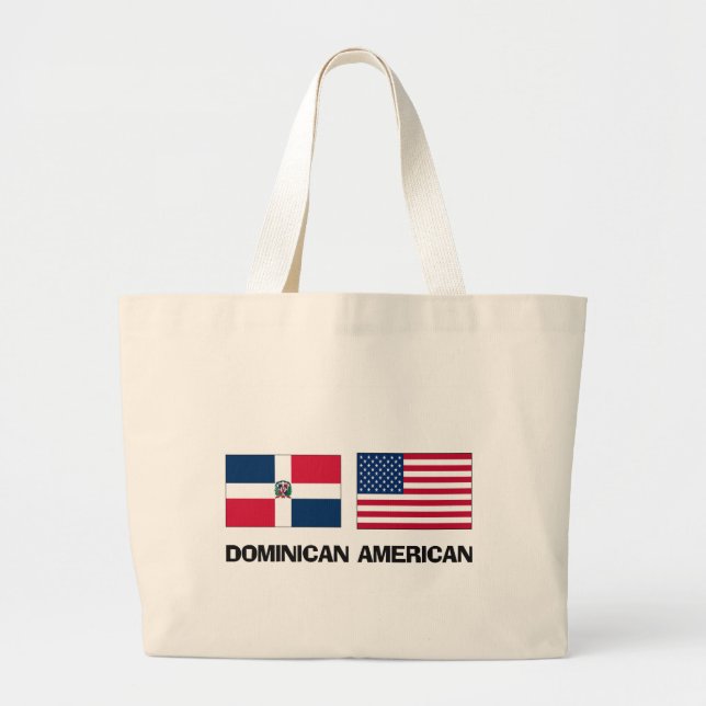 Grand Tote Bag Américain dominicain (Devant)