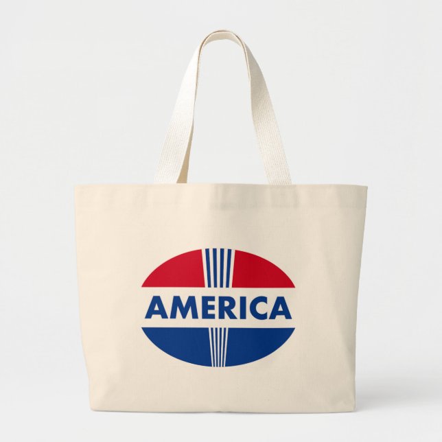 GRAND TOTE BAG AMÉRIQUE (Devant)