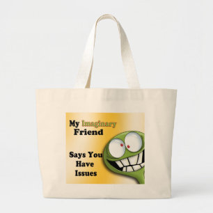 Grand Tote Bag Ami imaginaire