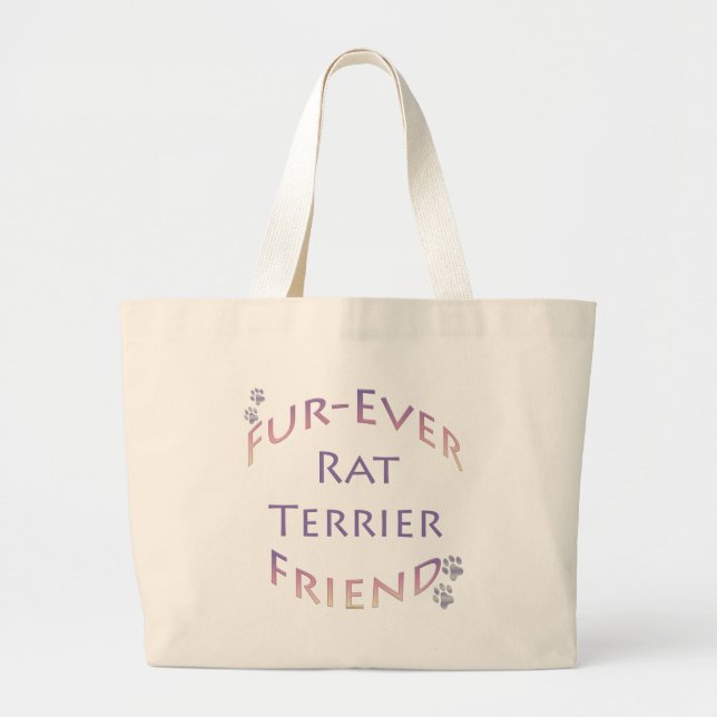 Grand Tote Bag Amis de Rat Terrier Furever (Devant)