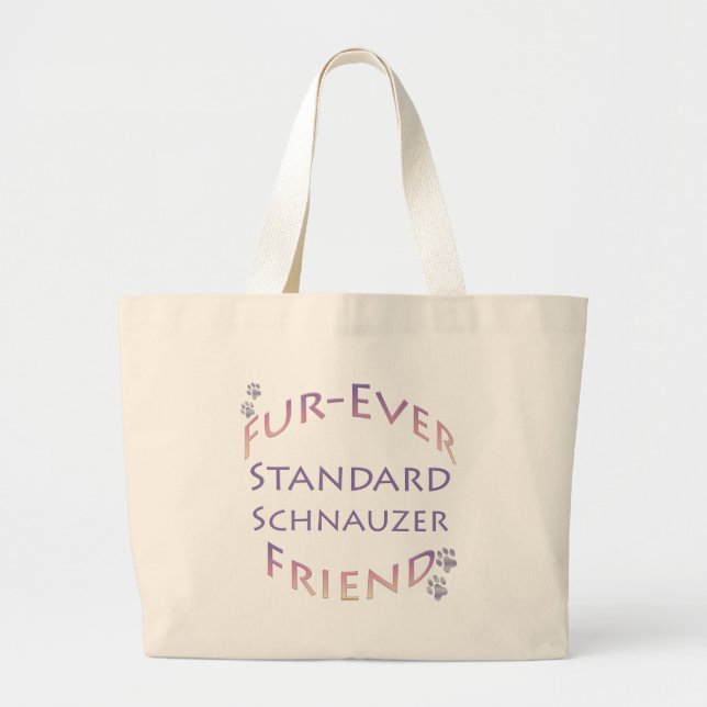 Grand Tote Bag Amis Schnauzer Furever (Devant)