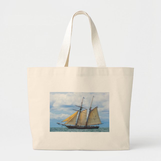 Grand Tote Bag Amistad sous voile (Devant)
