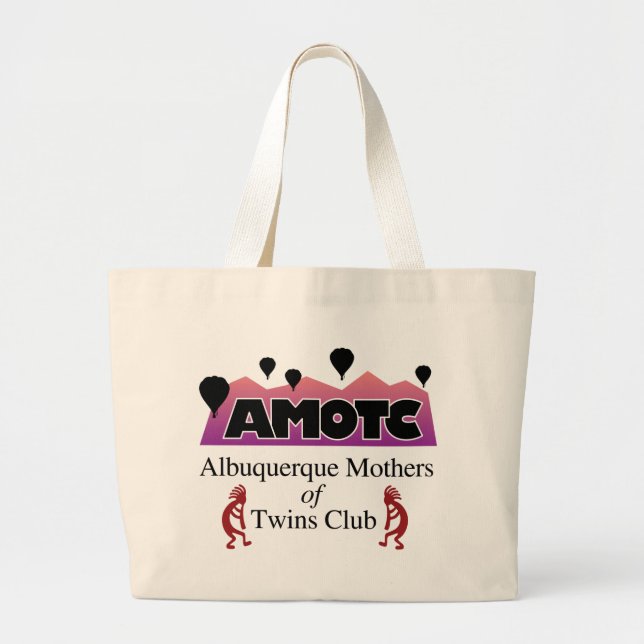 Grand Tote Bag AMOTC - Mère d'Albuquerque de club de jumeaux (Devant)