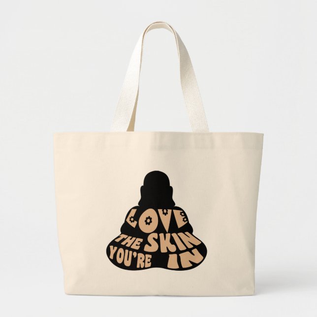 Grand Tote Bag Amour Bouddha (Devant)