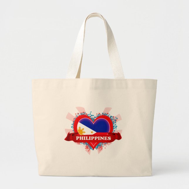 Grand Tote Bag Amour Philippines du cru I (Devant)