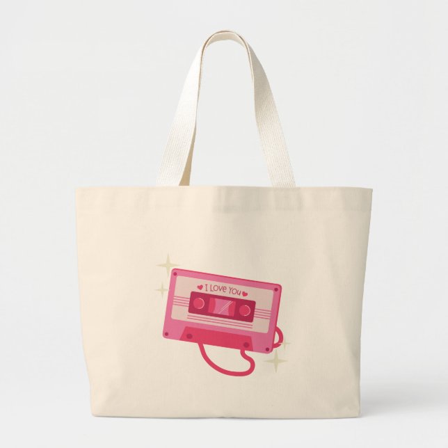 Grand Tote Bag amour vintage (Devant)