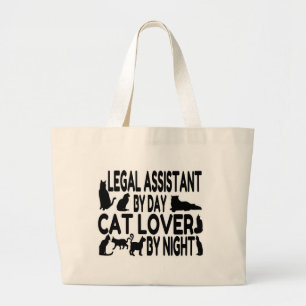 Grand Tote Bag Amoureux des chats adjoint juridique
