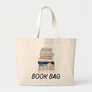 Grand Tote Bag Amoureux des livres 