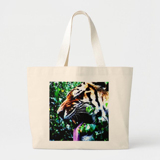 Grand Tote Bag Amur Tiger jta (Devant)