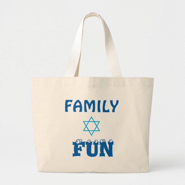 GRAND TOTE BAG AMUSEMENT DE FAMILLE (Devant)