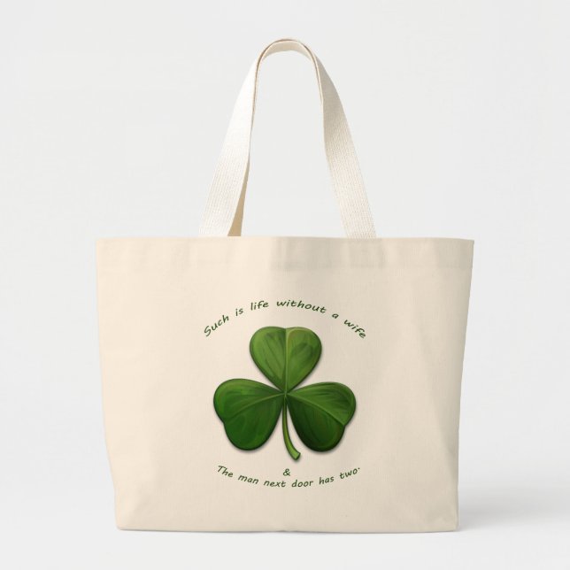 Grand Tote Bag Ancien chant irlandais (Devant)