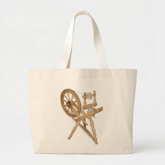 Grand Tote Bag Ancienne roue tournante (Devant)