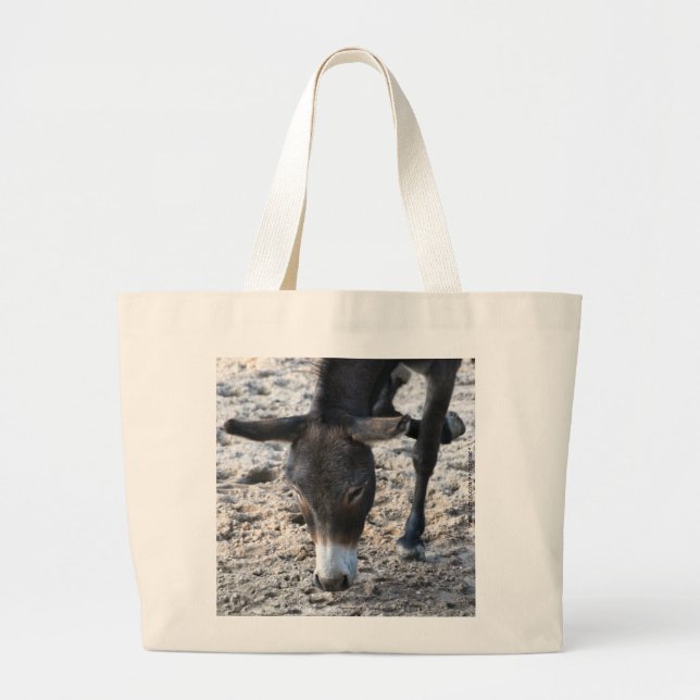 Grand Tote Bag Âne (Devant)